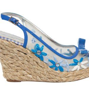 Beverly Feldman Blue heels